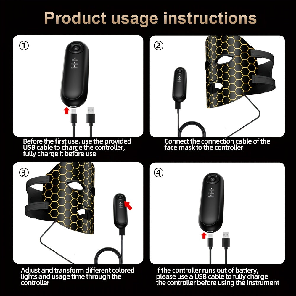 LumiGlow Pro – 7-Color LED Face Mask