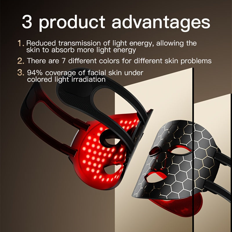 LumiGlow Pro – 7-Color LED Face Mask