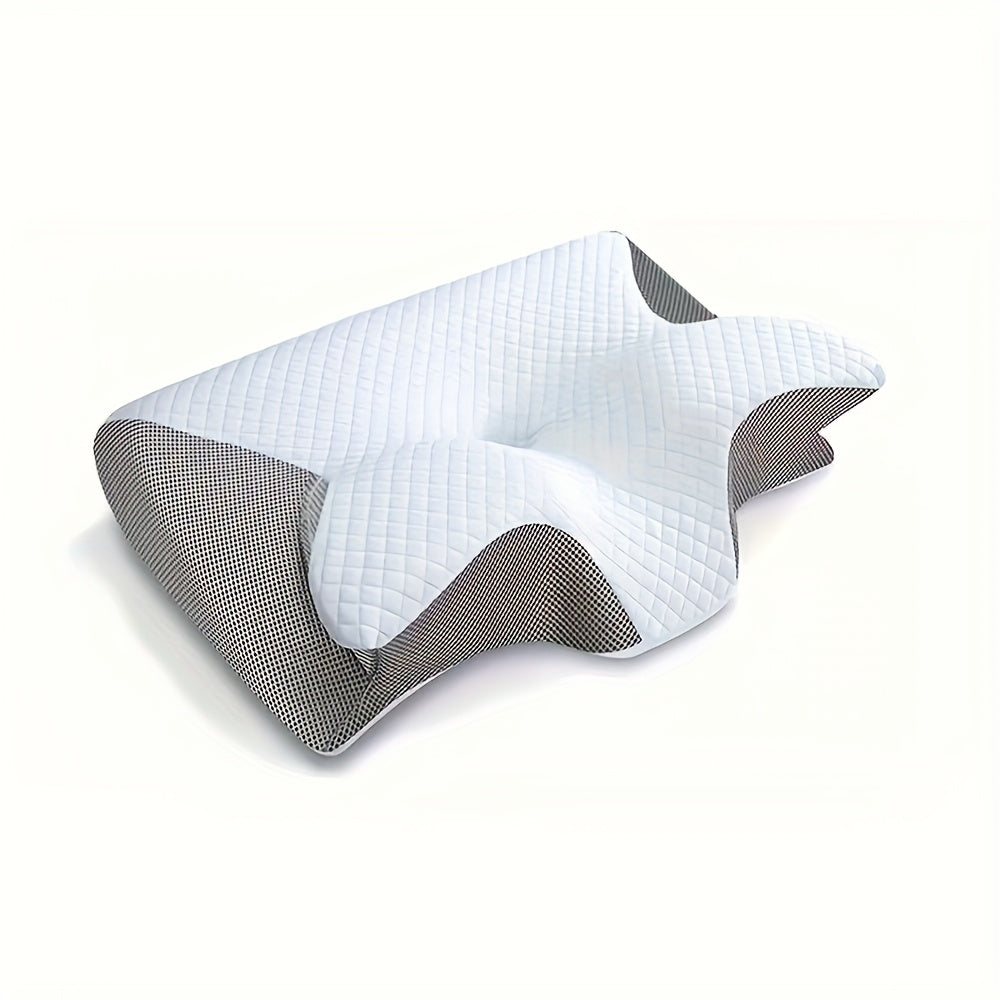 SafeRest Core – Ergonomic Neck Pillow for Side, Back & Stomach Sleepers (Black Edition)